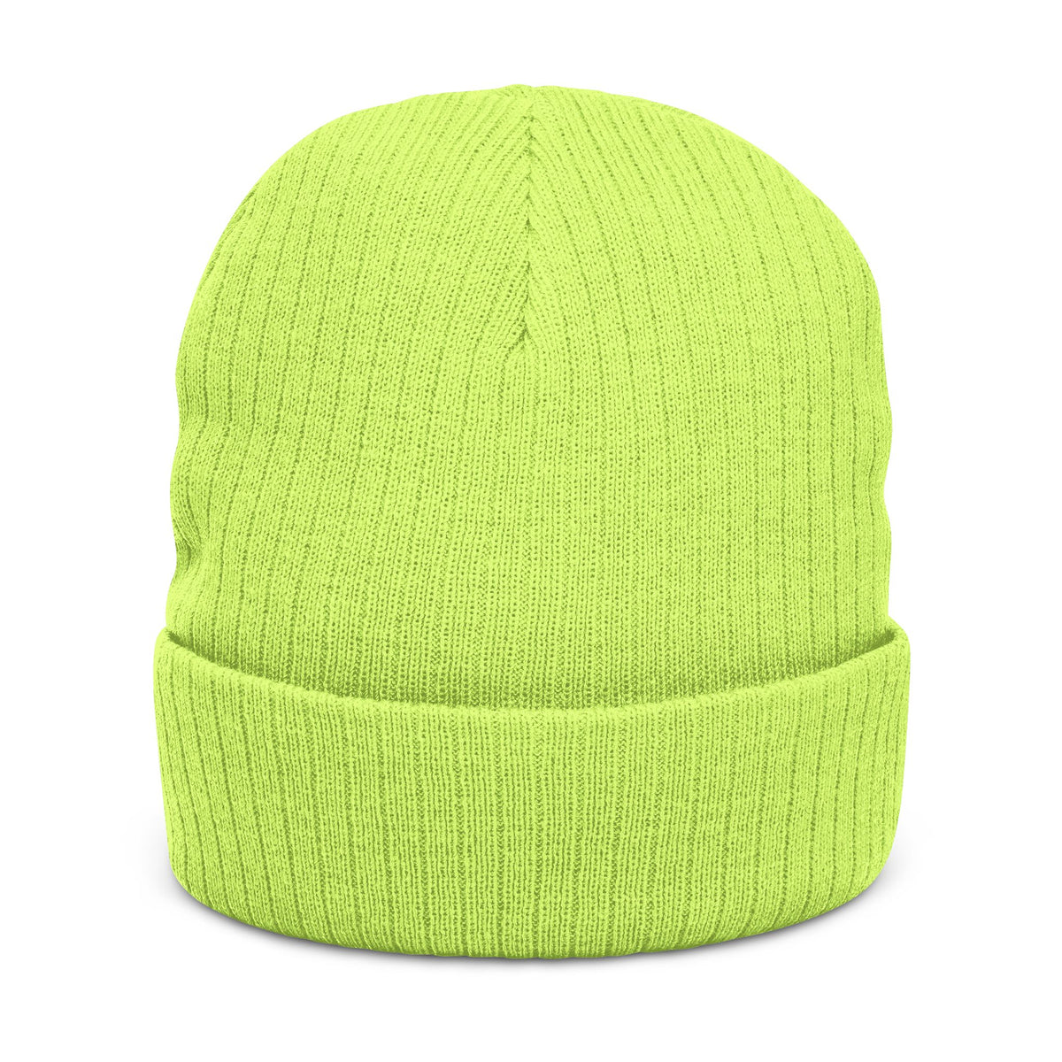 NOVA 316 Embroidered Beanie | Gold Gothic Cuffed Knit