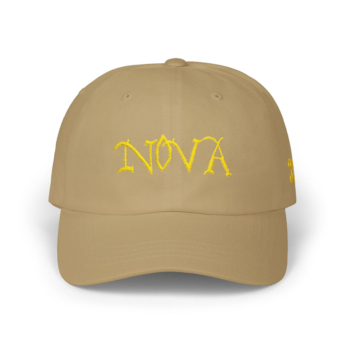 NOVA 316 Embroidered Dad Cap | Gold NOVA Front + 316 Side
