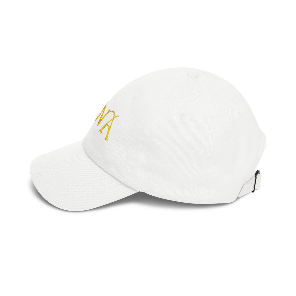 NOVA Embroidered Dad Cap | Gold Blackletter Wordmark Hat