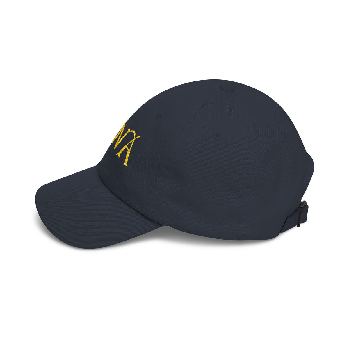 NOVA Embroidered Dad Cap | Gold Blackletter Wordmark Hat
