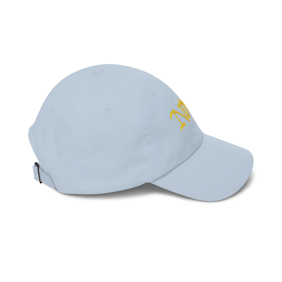 NOVA Embroidered Dad Cap | Gold Blackletter Wordmark Hat