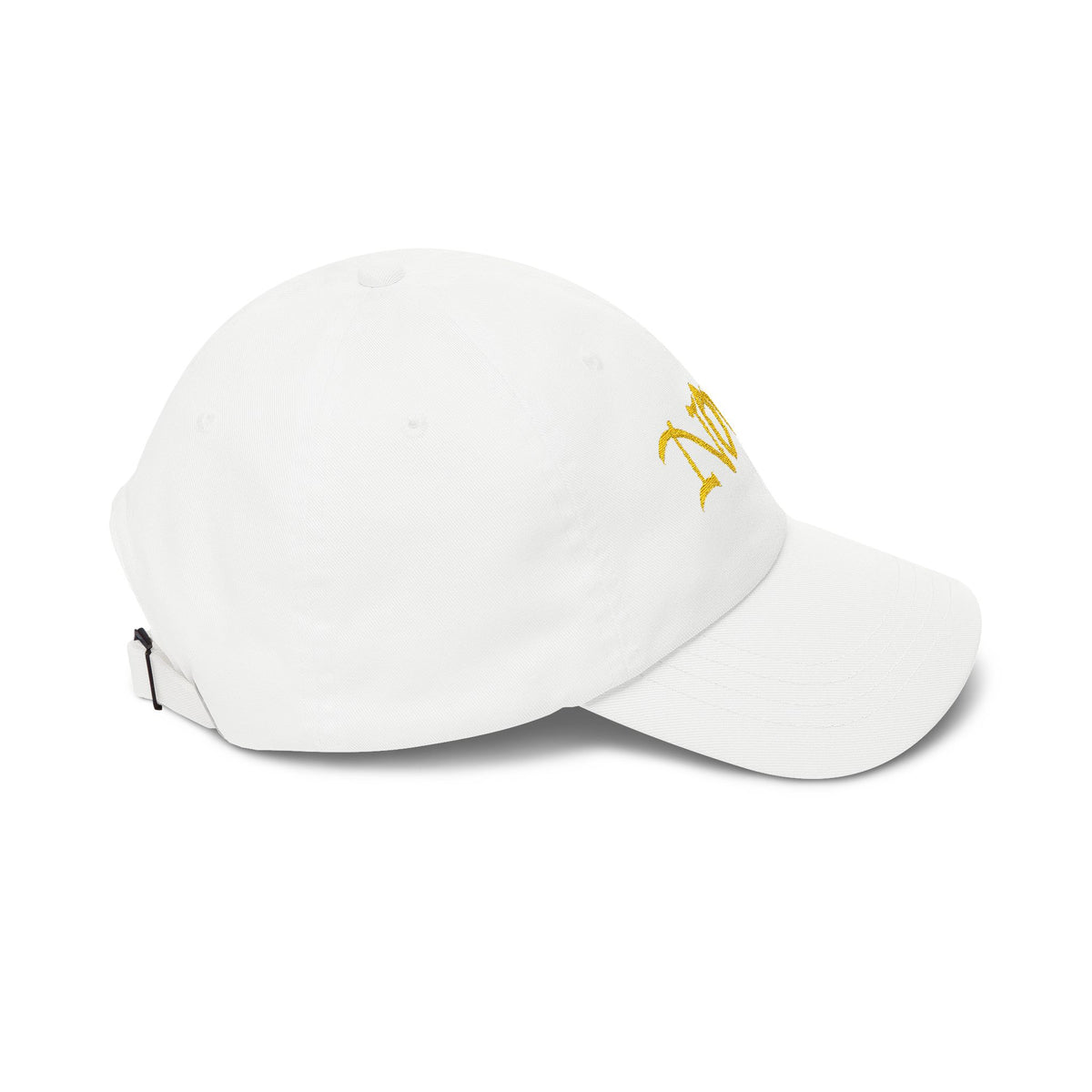 NOVA Embroidered Dad Cap | Gold Blackletter Wordmark Hat