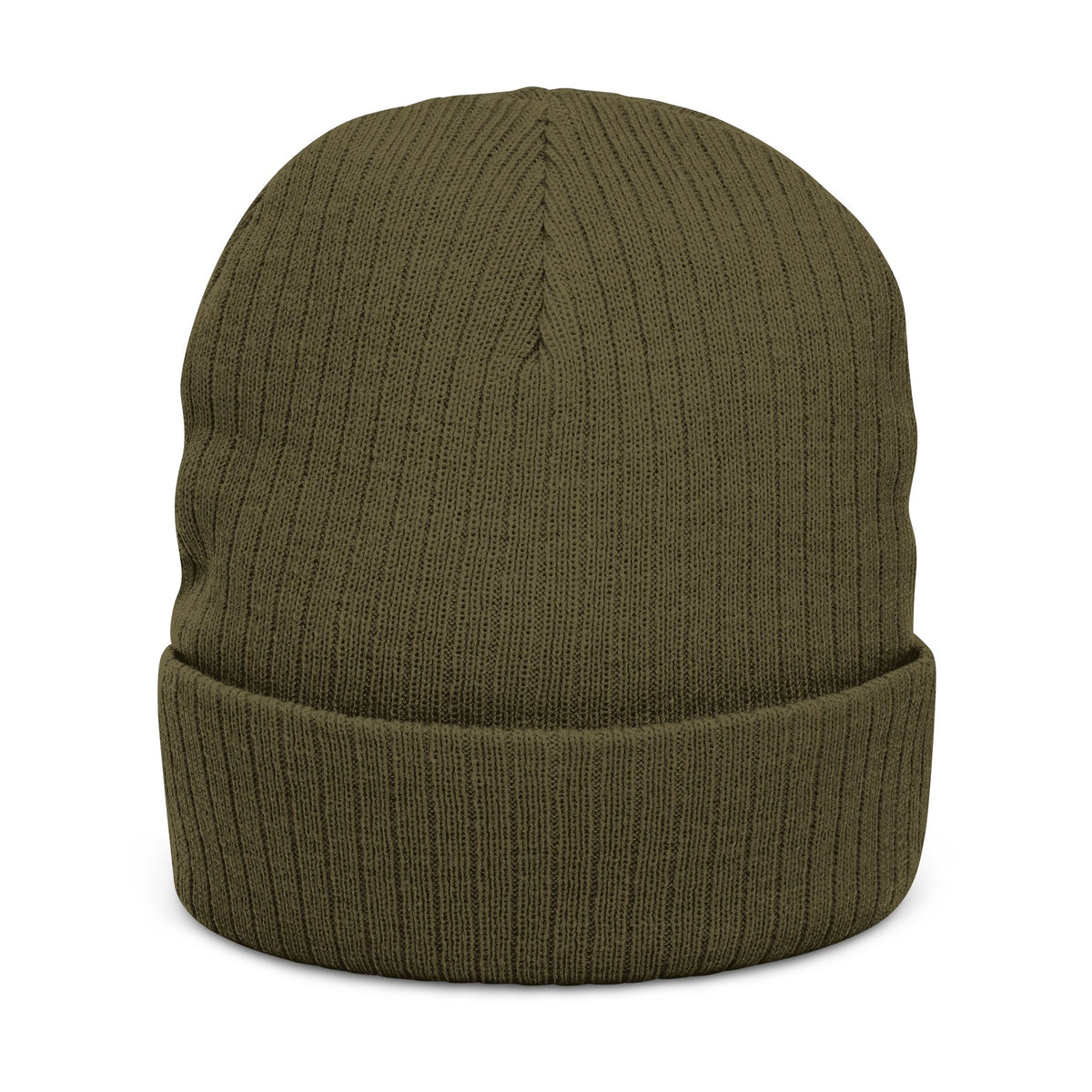 NOVA 316 Embroidered Beanie | Gold Gothic Cuffed Knit