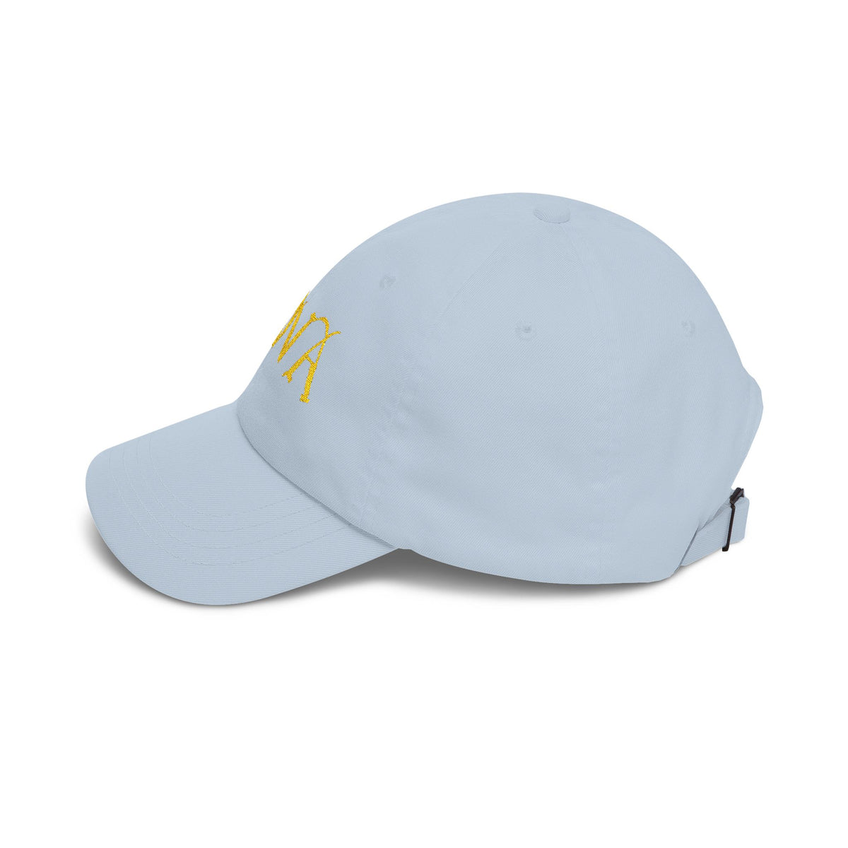 NOVA Embroidered Dad Cap | Gold Blackletter Wordmark Hat
