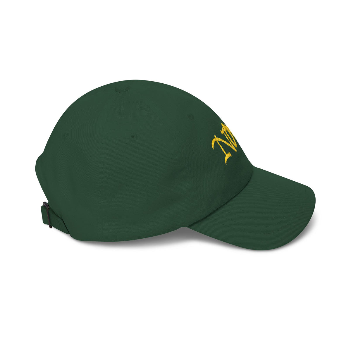 NOVA Embroidered Dad Cap | Gold Blackletter Wordmark Hat