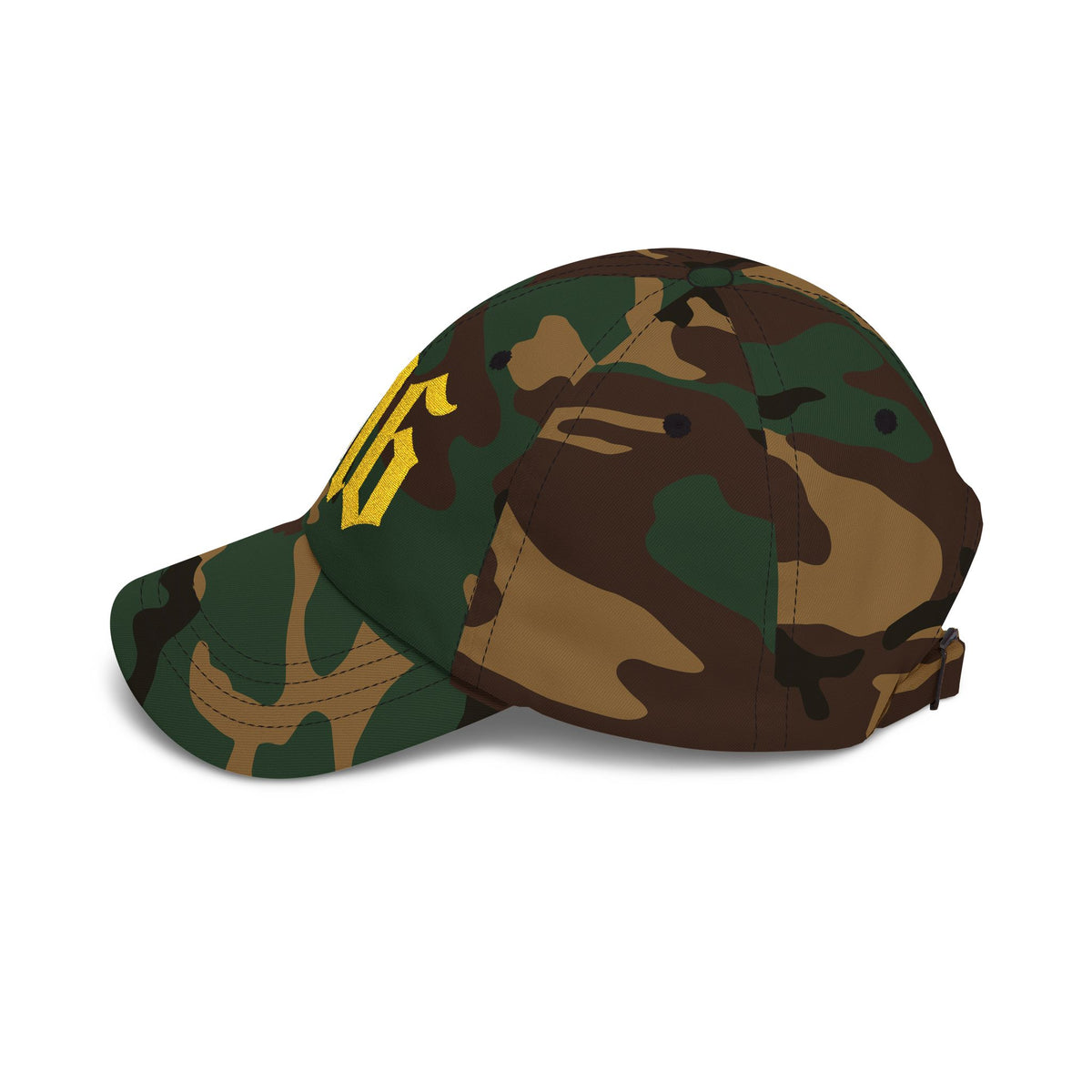 NOVA 316 Embroidered Dad Cap | Gold Gothic Logo Hat