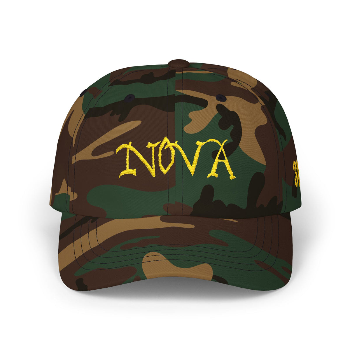 NOVA 316 Embroidered Dad Cap | Gold NOVA Front + 316 Side