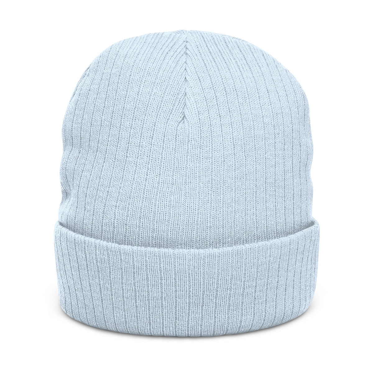 NOVA 316 Embroidered Beanie | Gold Gothic Cuffed Knit