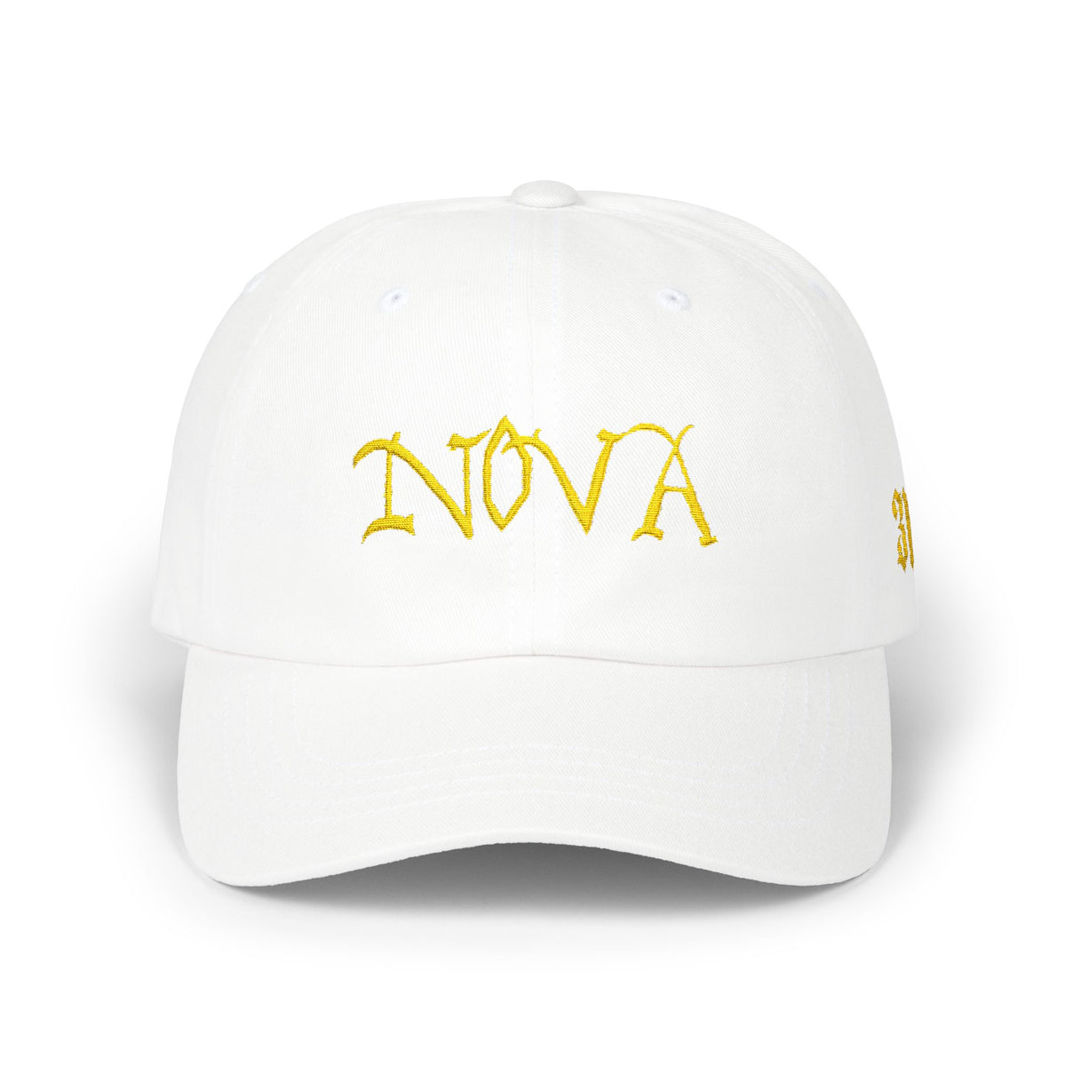 NOVA 316 Embroidered Dad Cap | Gold NOVA Front + 316 Side