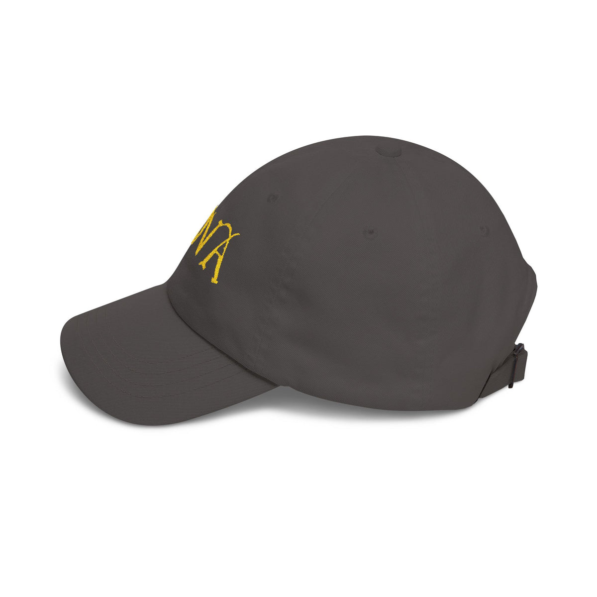 NOVA Embroidered Dad Cap | Gold Blackletter Wordmark Hat