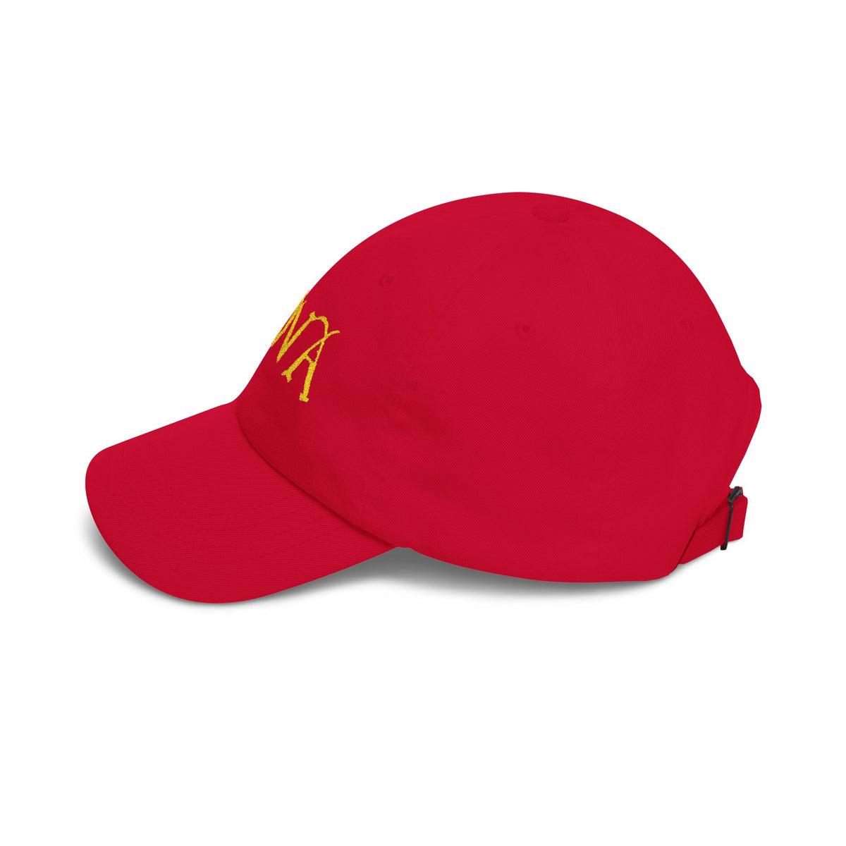 NOVA Embroidered Dad Cap | Gold Blackletter Wordmark Hat
